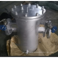 carbon steel simplex bucket strainer